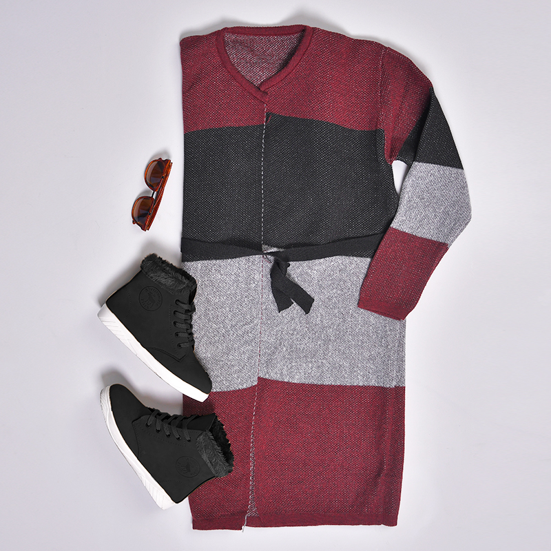 مانتو بافت دخترانه مدل FERYAL