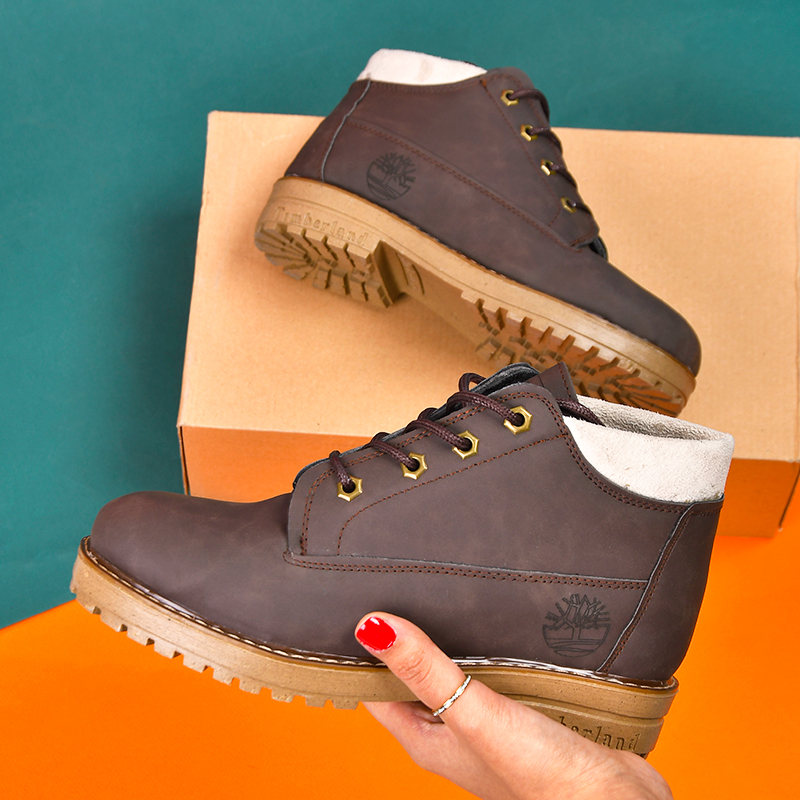 نيم بوت دخترانه قهوه اي مدلRashel