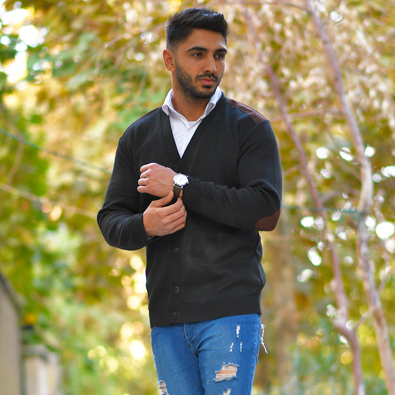 ژاکت بافت مردانه مدل Nicolo