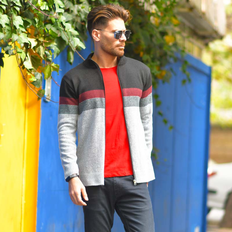 سوئیشرت بافت مردانه مدل Sayman