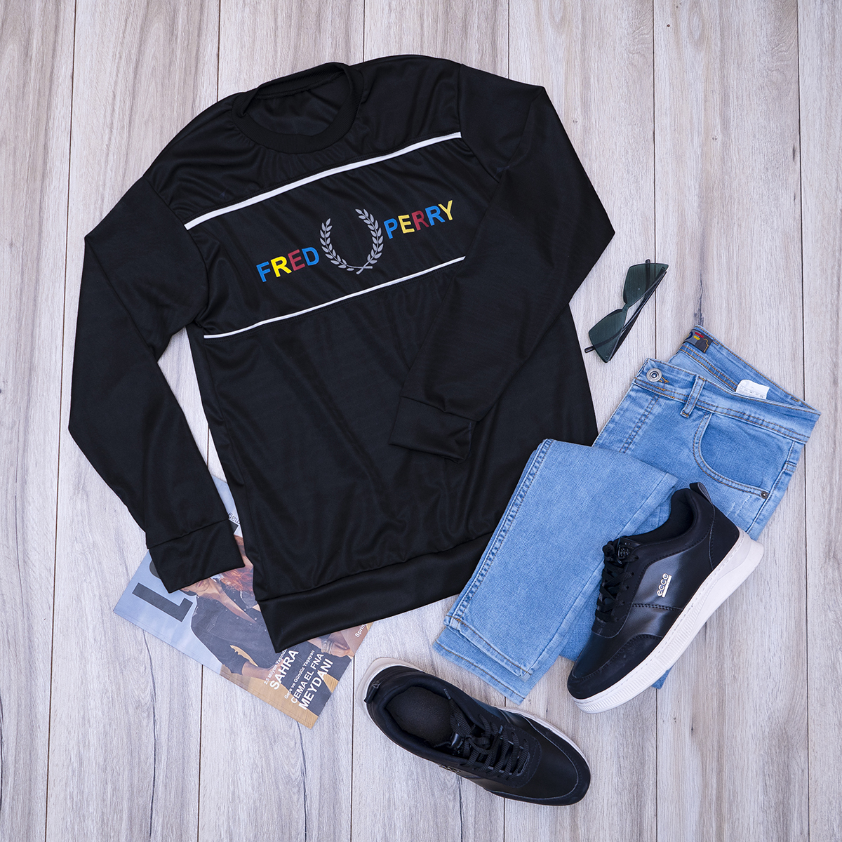 تیشرت آستین بلند مردانه مدل Akshan