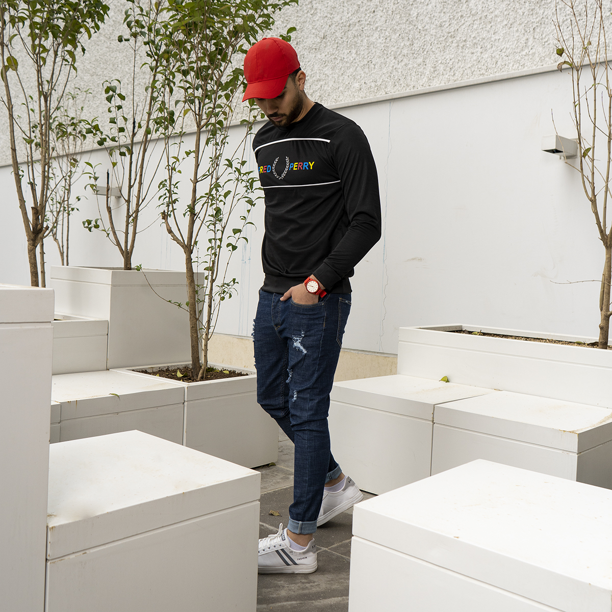 تیشرت آستین بلند مردانه مدل Akshan