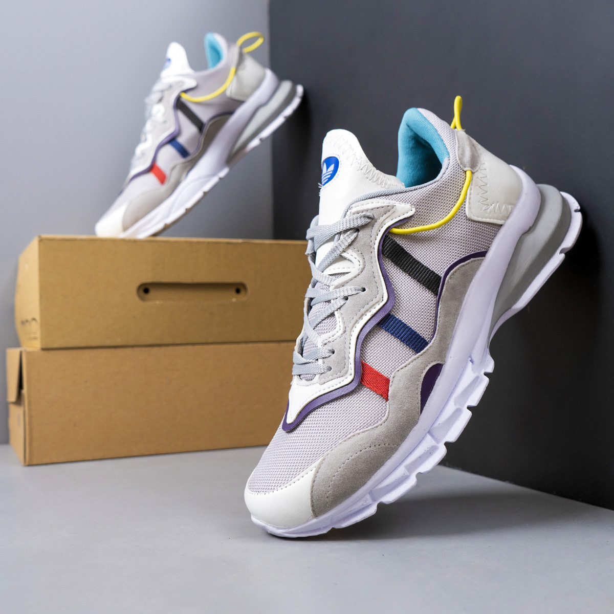 کفش ورزشی مردانه طوسی مدل Wisly