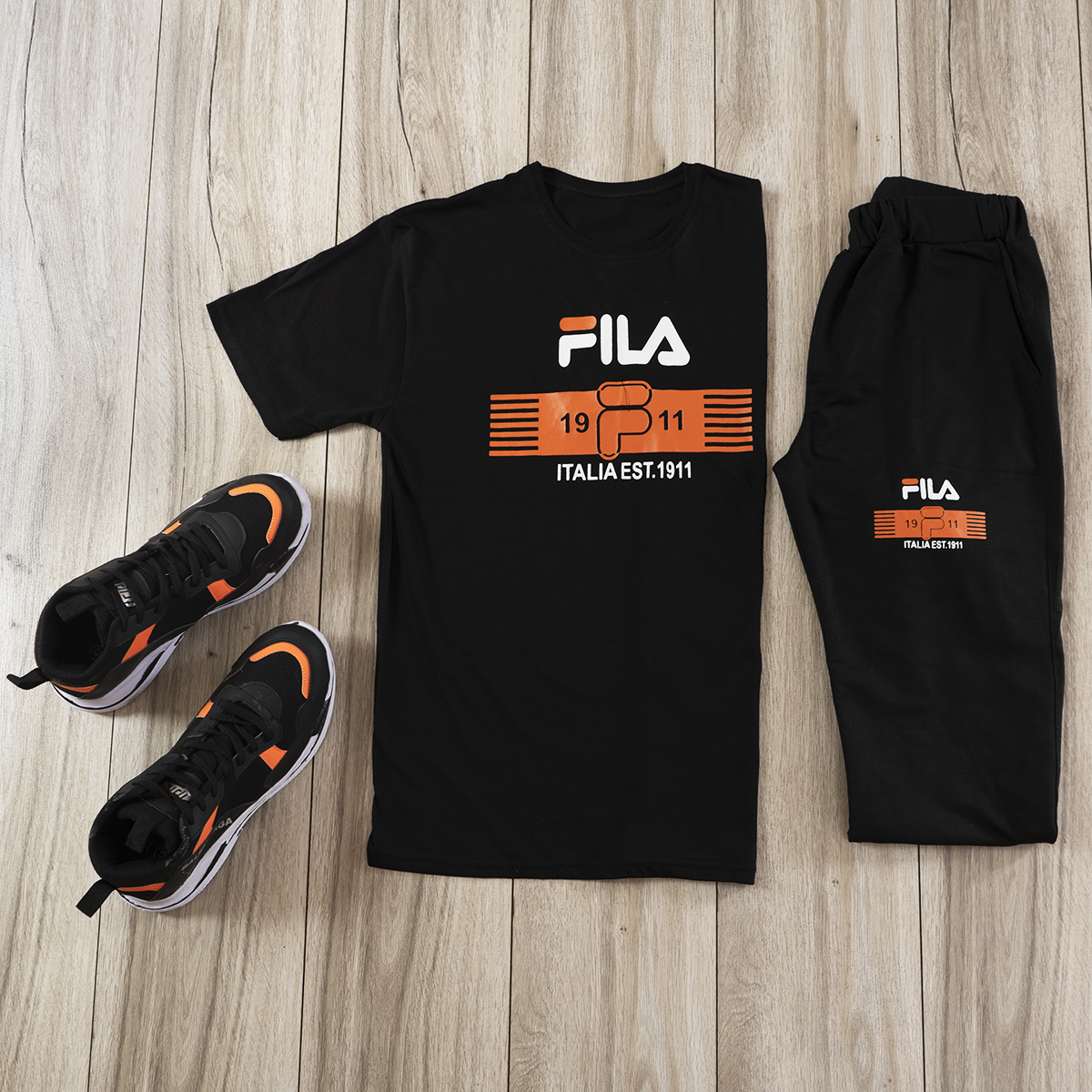 ست تيشرت شلوار Fila مردانه مدل Morti