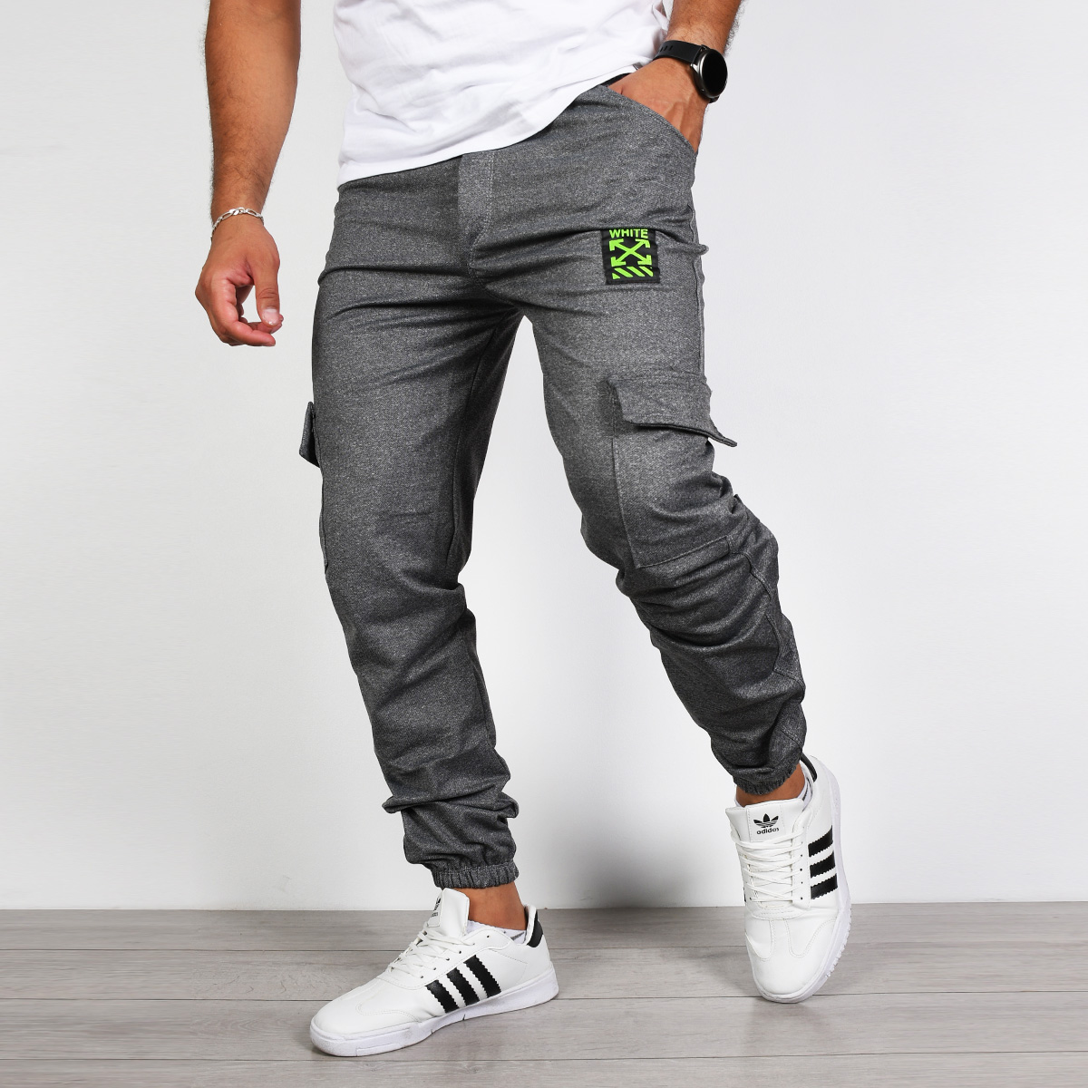 شلوار مردانه خاکستری مدل Ramel(T)