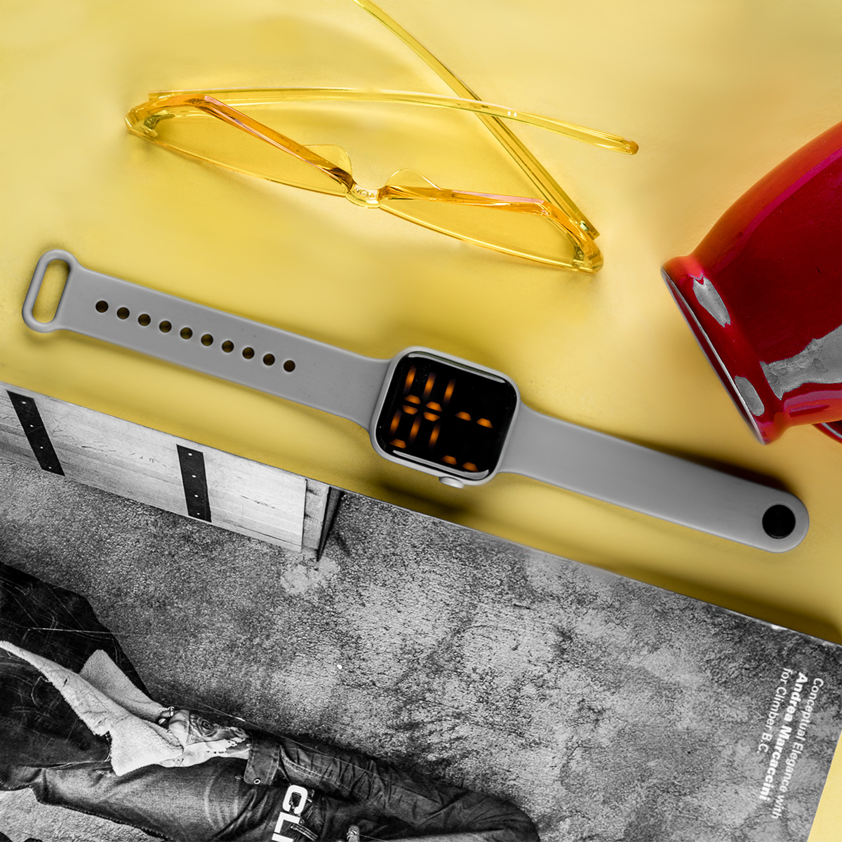 ساعت دیجیتالی LED مدل Alan