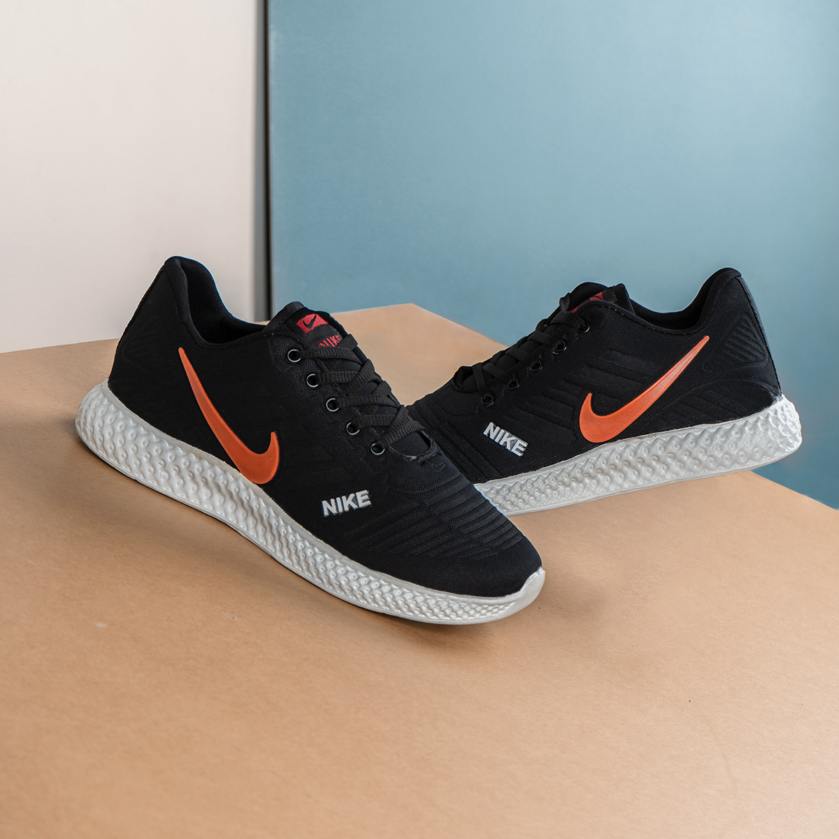 کفش مردانه نایک مشکی قرمز مدل Eima(T)