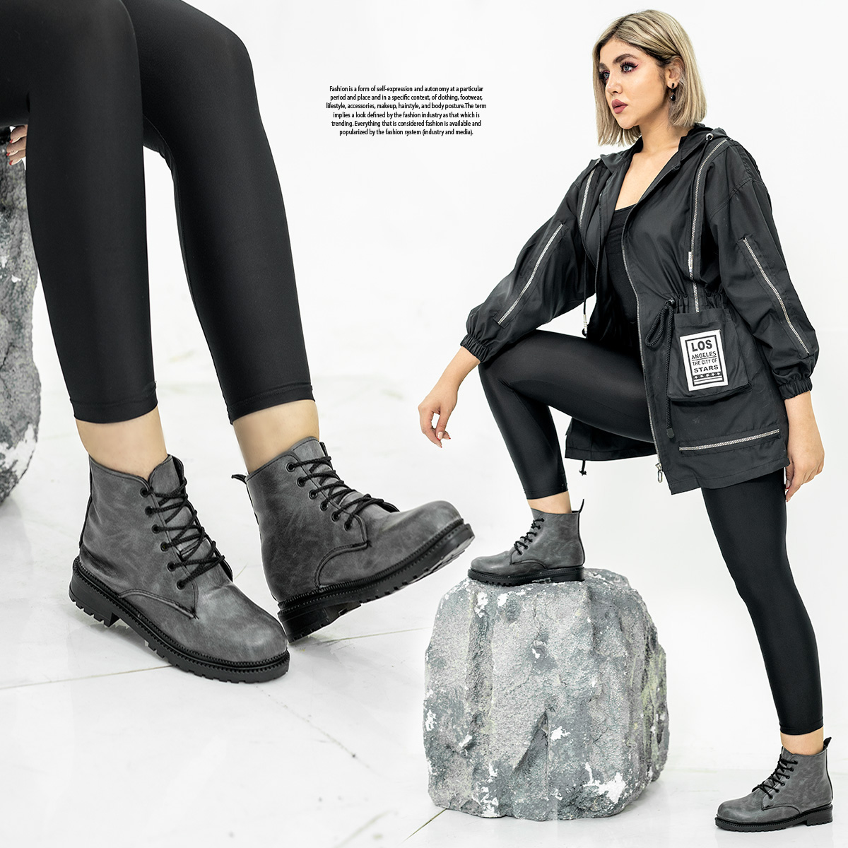 کفش نیم بوت دخترانه مدل afarin