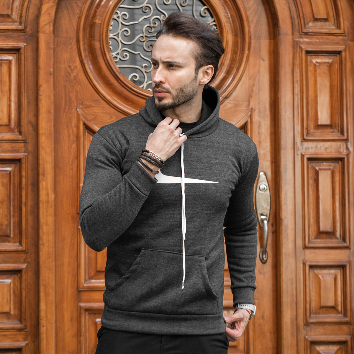 هودی کلاه دار نایک مردانه مدل Honam