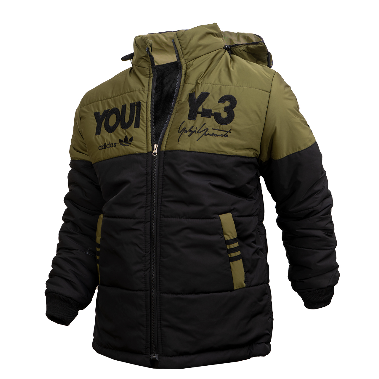 کاپشن مردانه Y-3سبز مدل YOUI