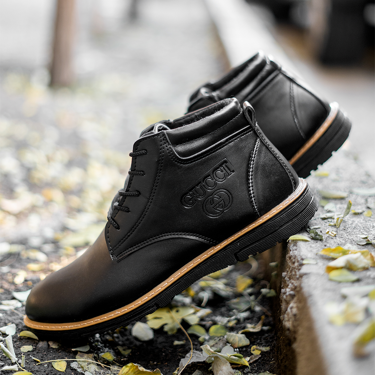 نیم بوت گوچی مردانه مدلinalo