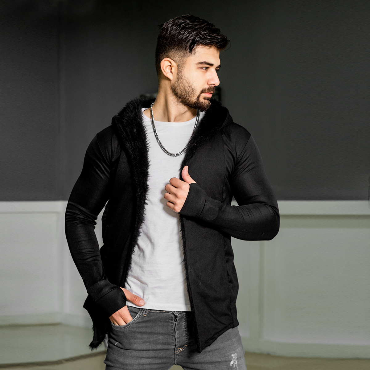 هودی مردانه مدل FLIX