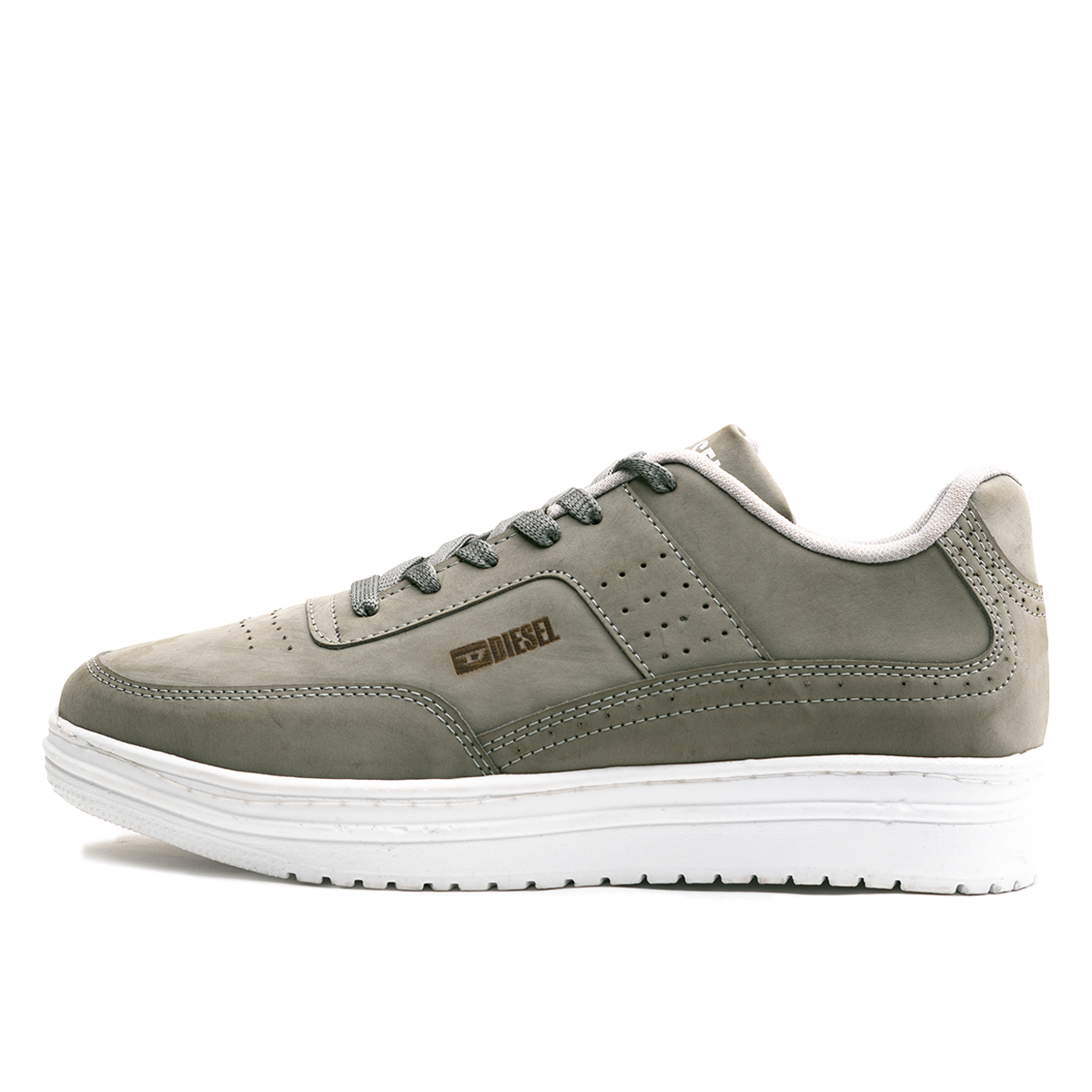 کفش تخت طوسی مردانه مدل Diesel