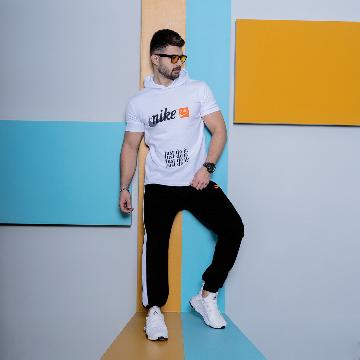 ست هودی شلوار نایک مردانه مدل Js40