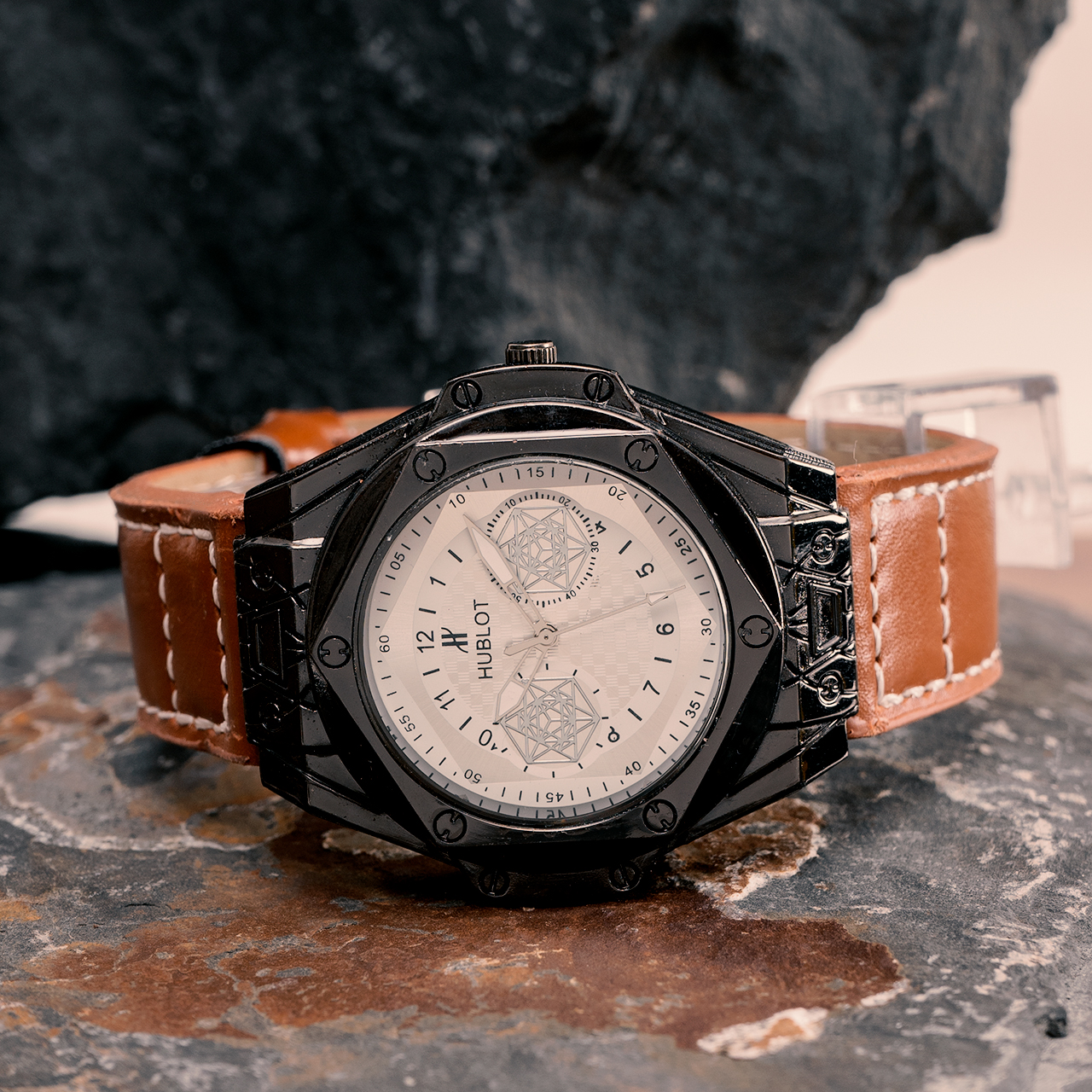 ساعت مچی Hublot قهوه ای مدل G705