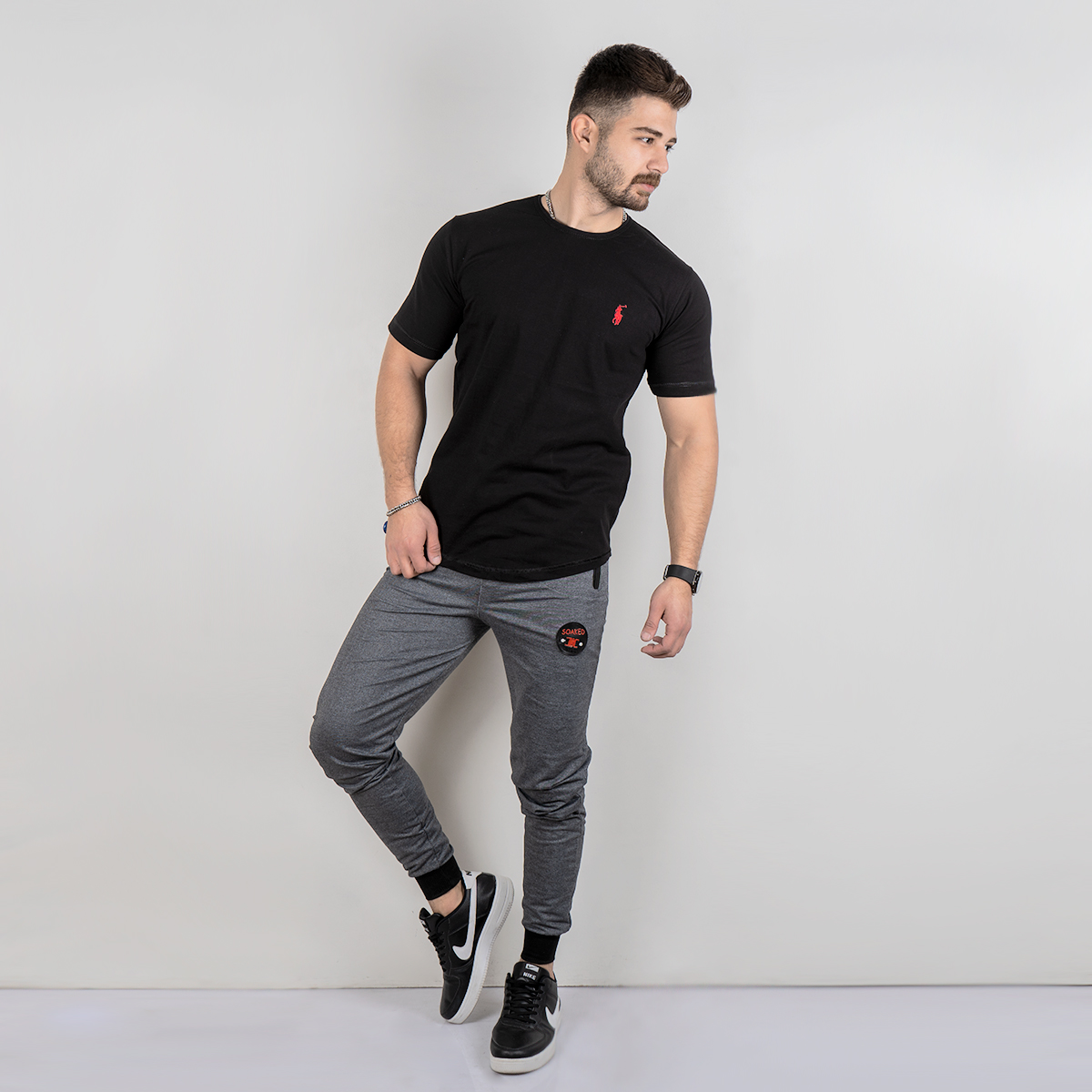 شلوار اسلش مردانه طوسی مدل (T)Kedi