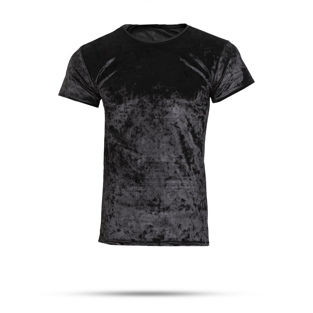 تیشرت مخمل مشکی مردانه مدل kevin