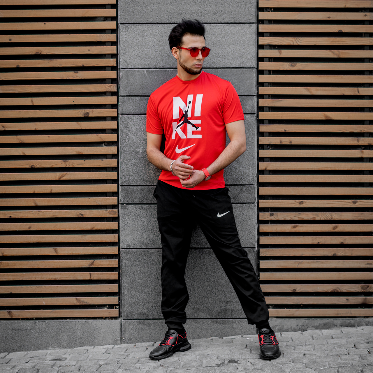 ست تیشرت شلوار نایک جردن مردانه مدل NJ22