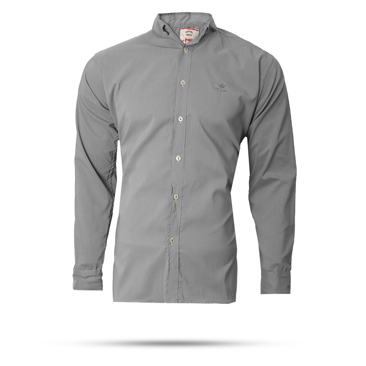 پیراهن طوسی مردانه مدل Yazdan