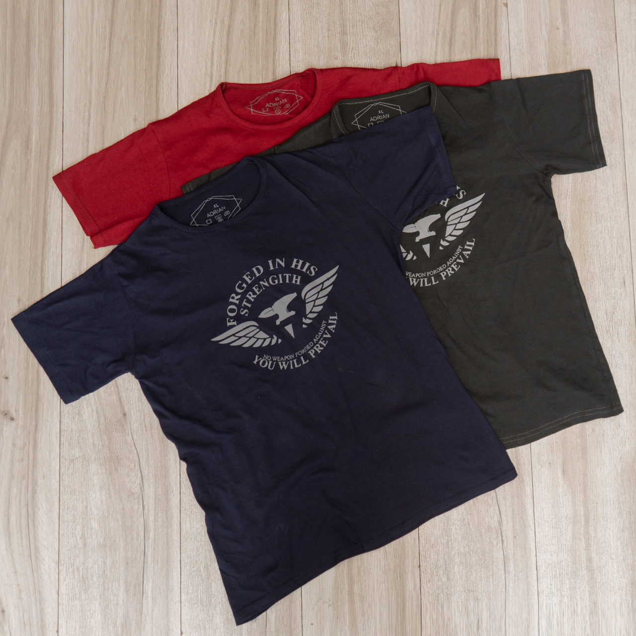 تیشرت (T) مردانه مشکی مدل Forged