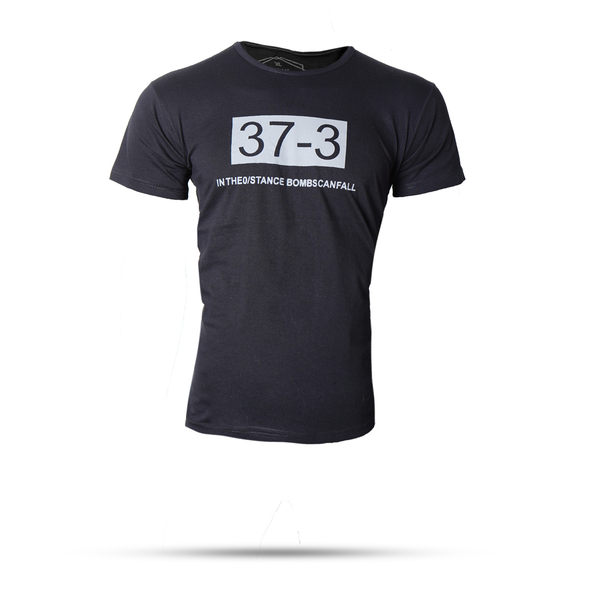 تیشرت مردانه مشکی(T) مدل 373