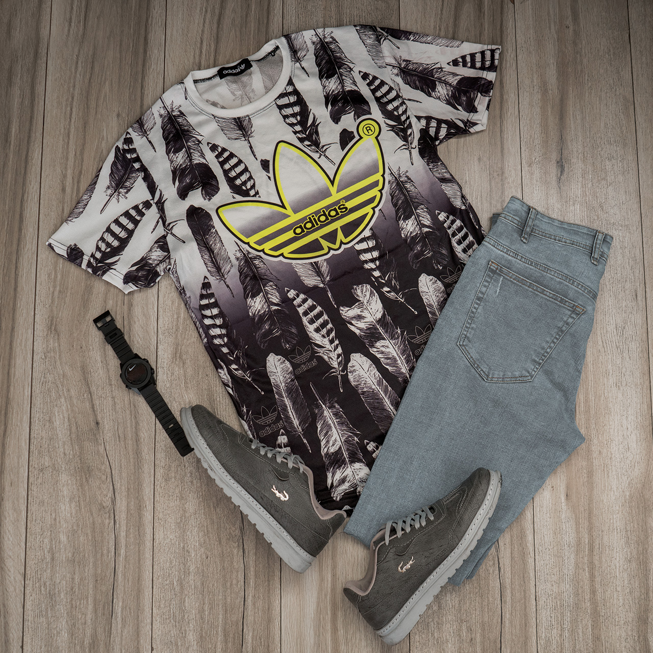 تیشرت آدیداس طرح پرمردانه مدل C25