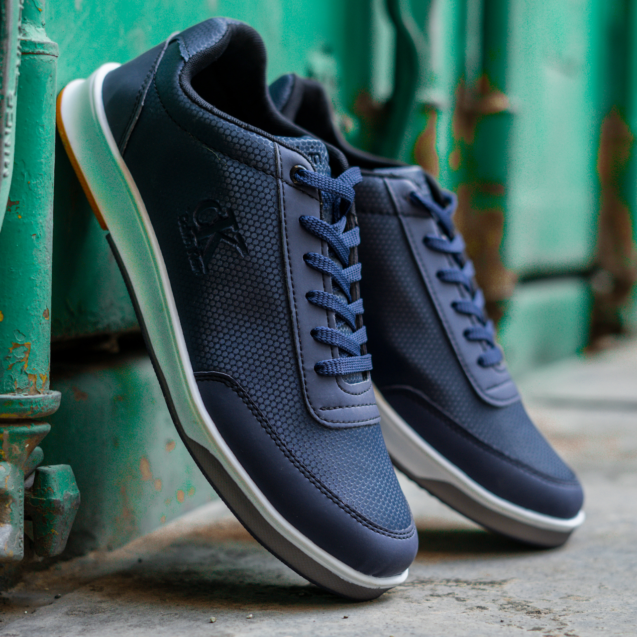 کفش تخت سرمه ای مردانه CK مدل sevil