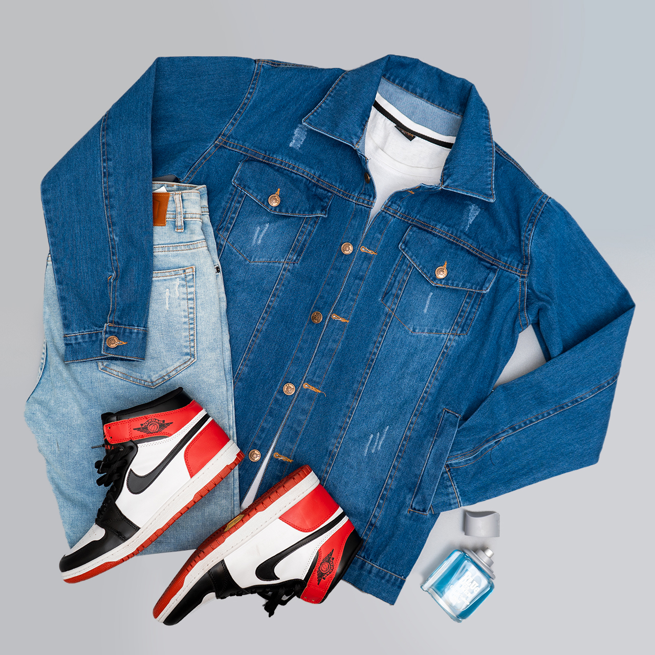 کت مردانه آبی مدل Jean