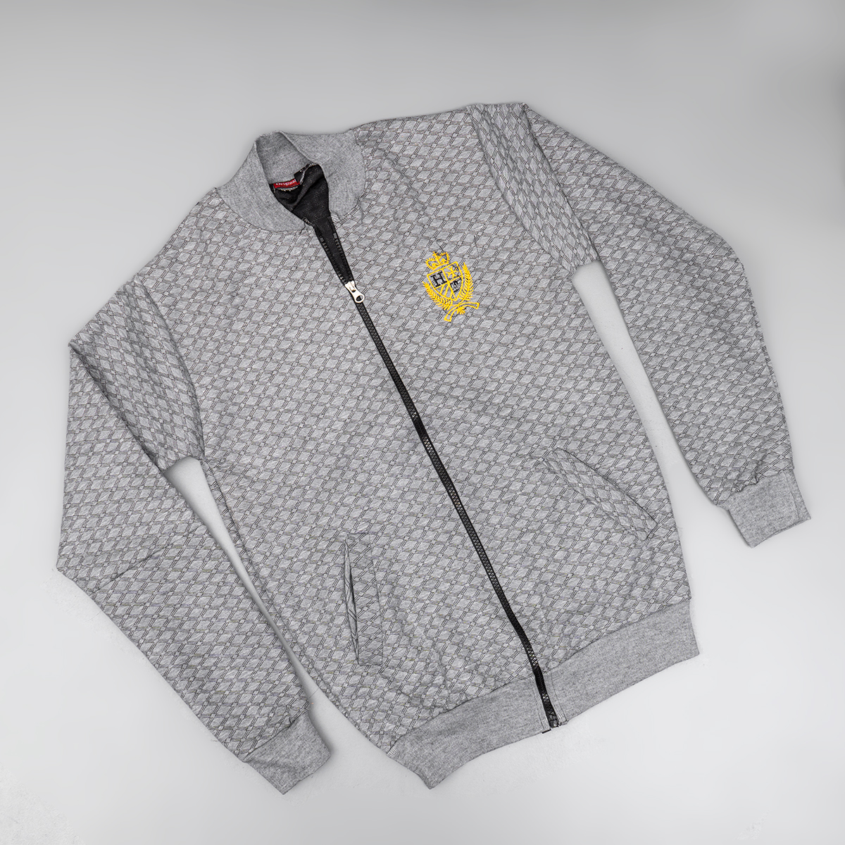 سوییشرت مردانه طوسی روشن مدل X27