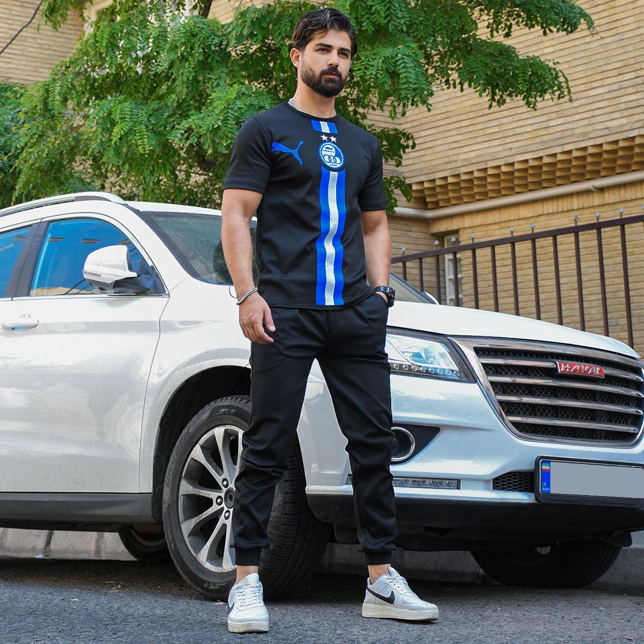 ست تیشرت شلوار استقلال مردانه مدل S77