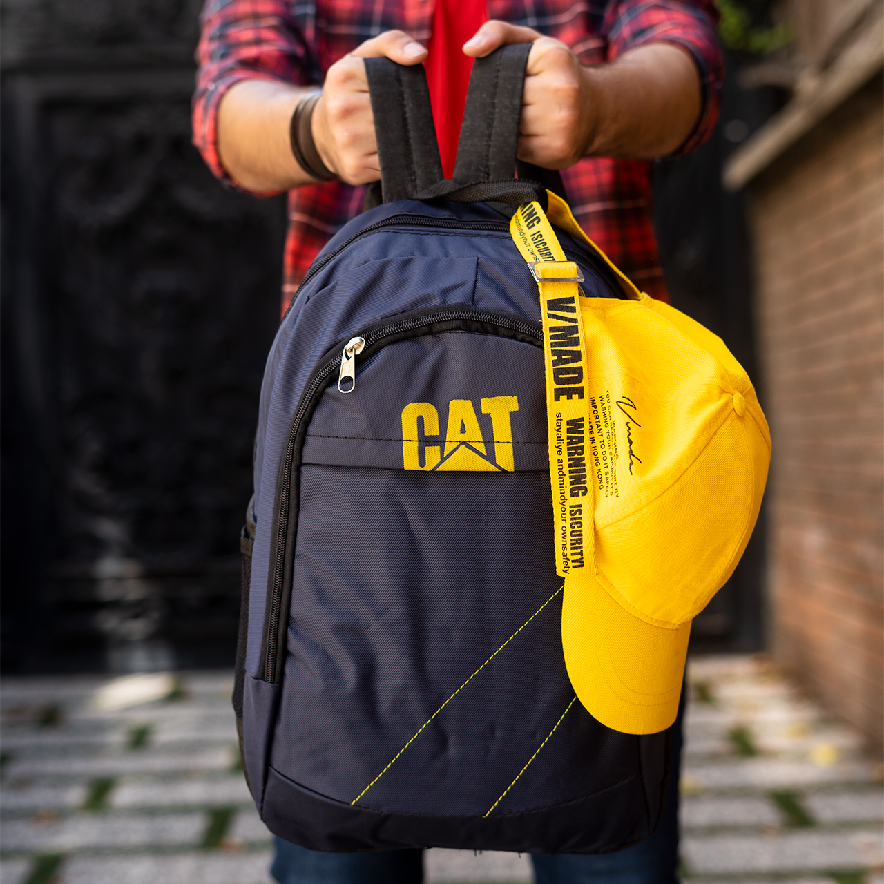 کوله پشتی Cat سرمه ای مدل Barbod