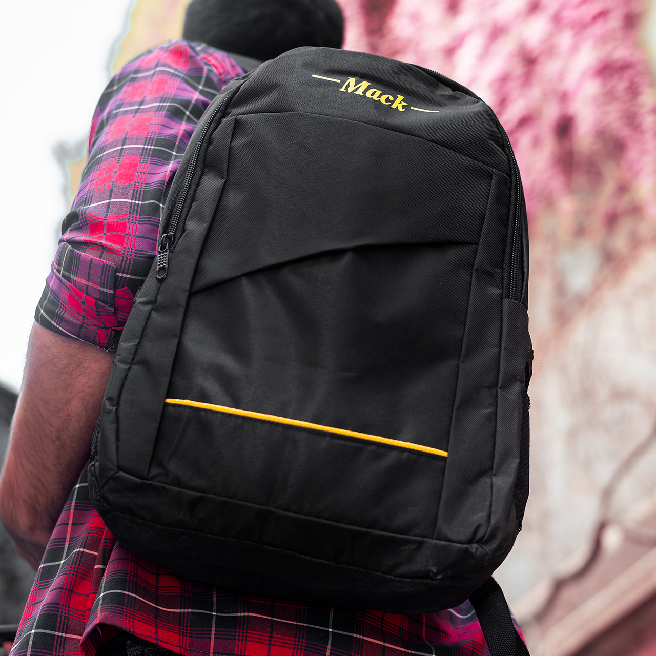 کوله پشتی مشکی مدل Mack
