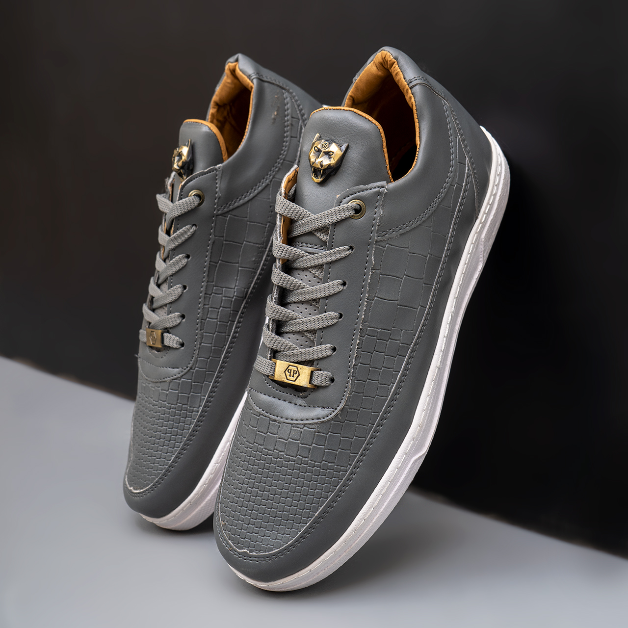 کفش تخت مردانه طوسی مدل X262