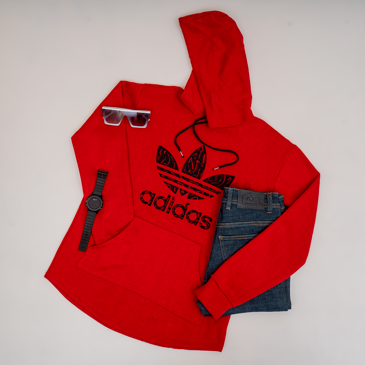 هودی Adidas مردانه قرمزمدلQs