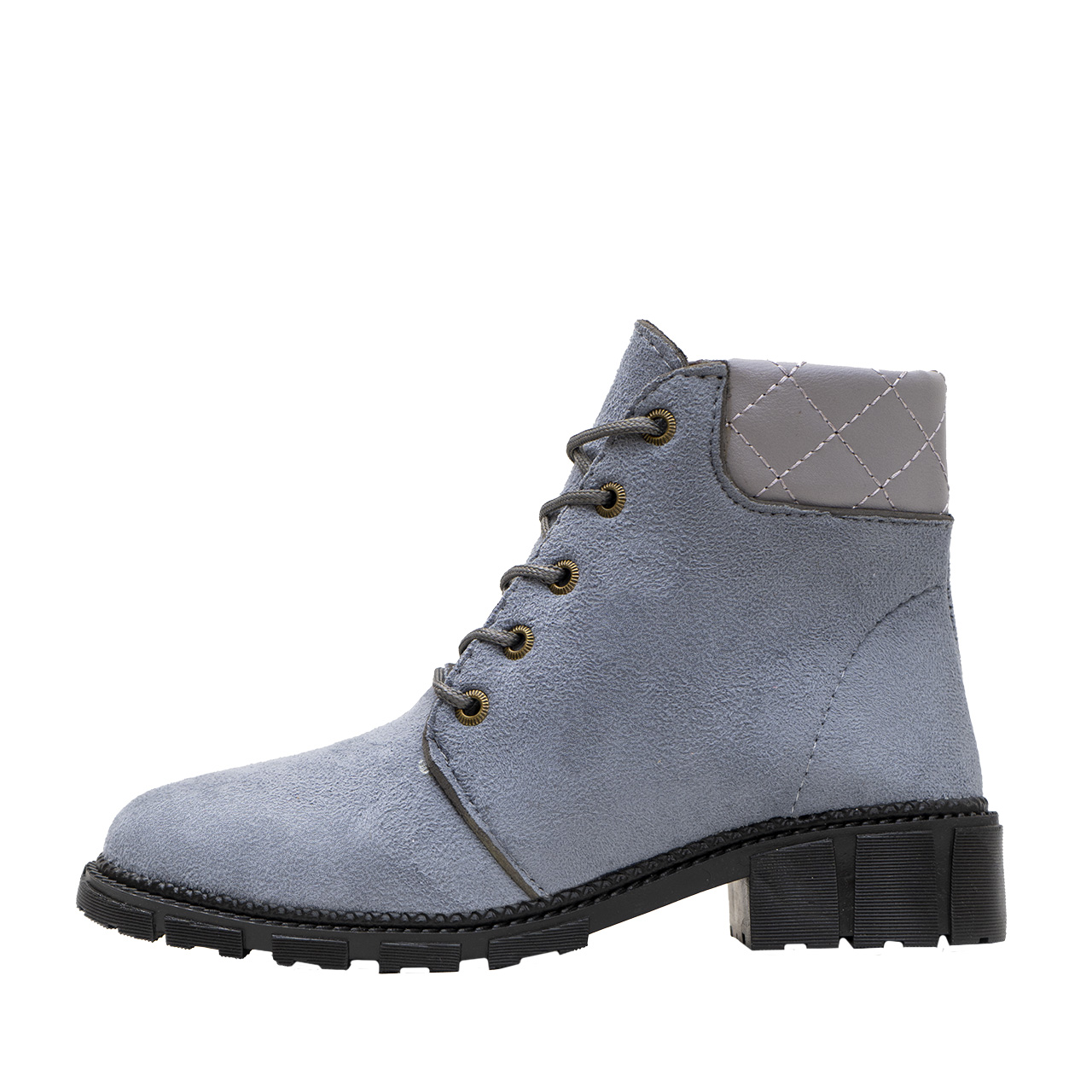 نیم بوت دخترانه طوسی مدل Atena