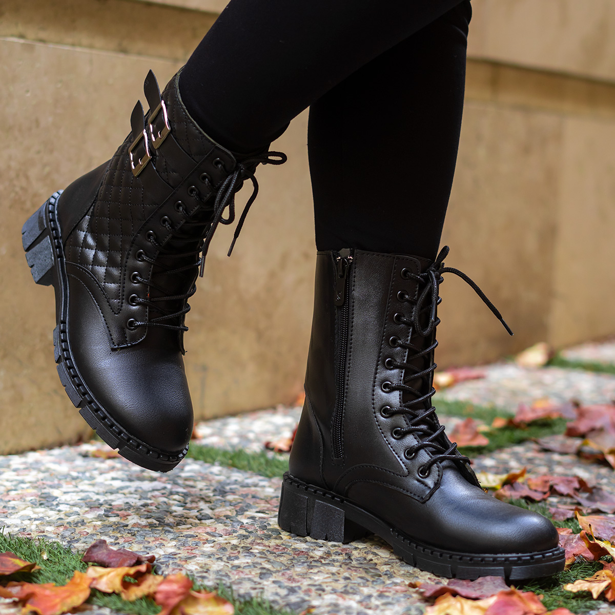 بوت دخترانه مشکی مدل Ramona