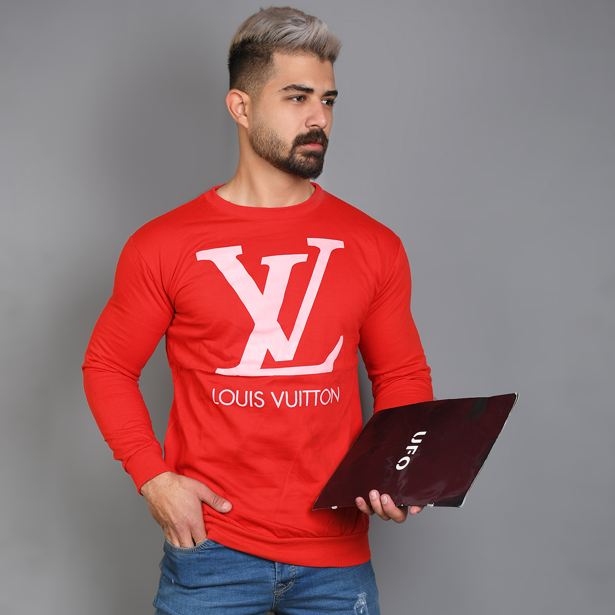 دورس مردانه LV قرمز مدل Adrian