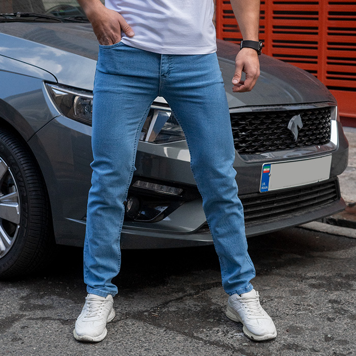 شلوار جین آبی مردانه مدل Arsalan