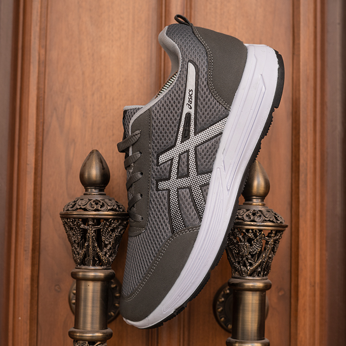 کفش ورزشی Asics طوسی تیره مردانه مدل BARZIN