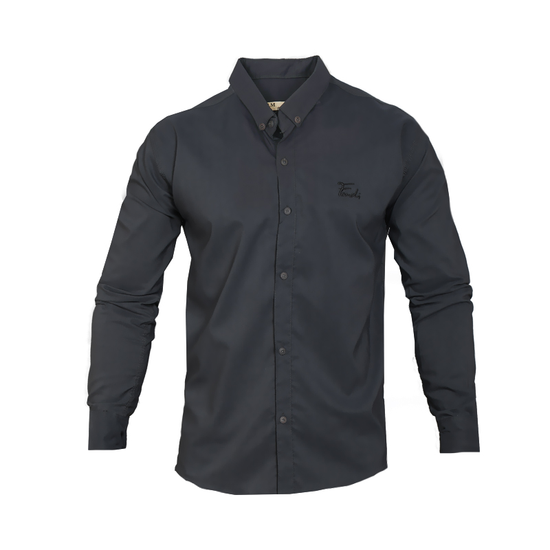 پیراهن مردانه ذغالی مدل Fendi