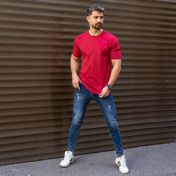 تیشرت مردانه قرمز مدل Canada