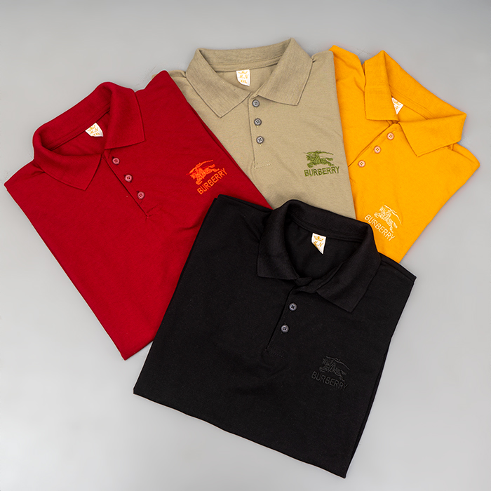 تیشرت مردانه سرمه ای مدل burberry