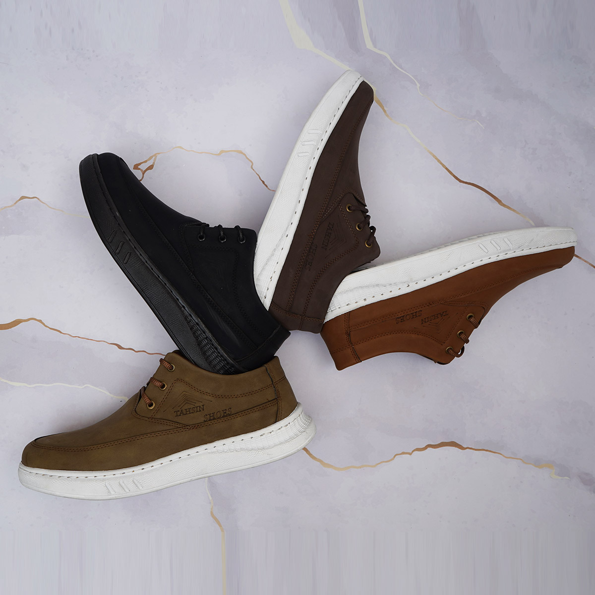 کفش مردانه مشکی مدل Tahsin-Neo