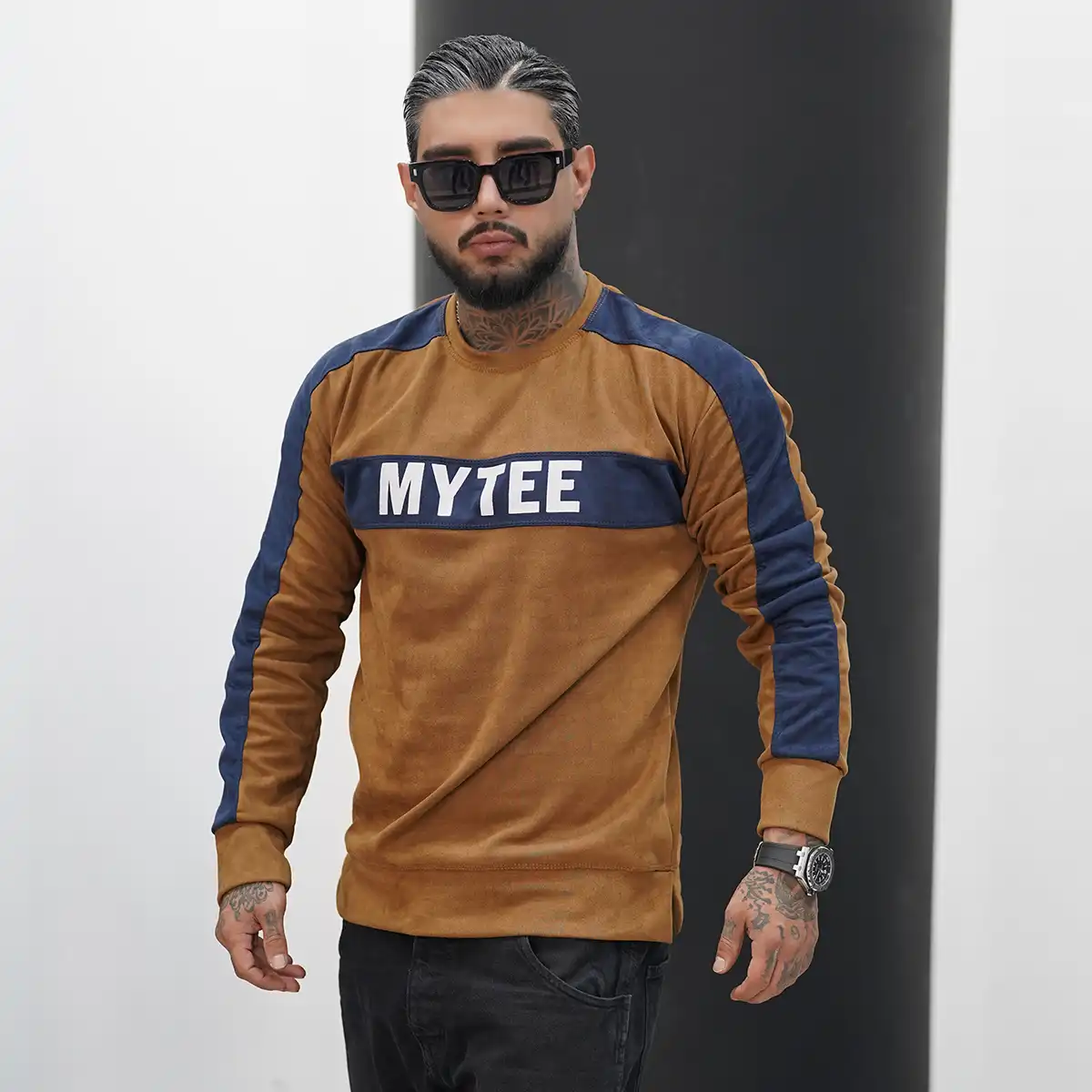 دورس مردانه قهوه‌ای سرمه ای مدل MYTEE