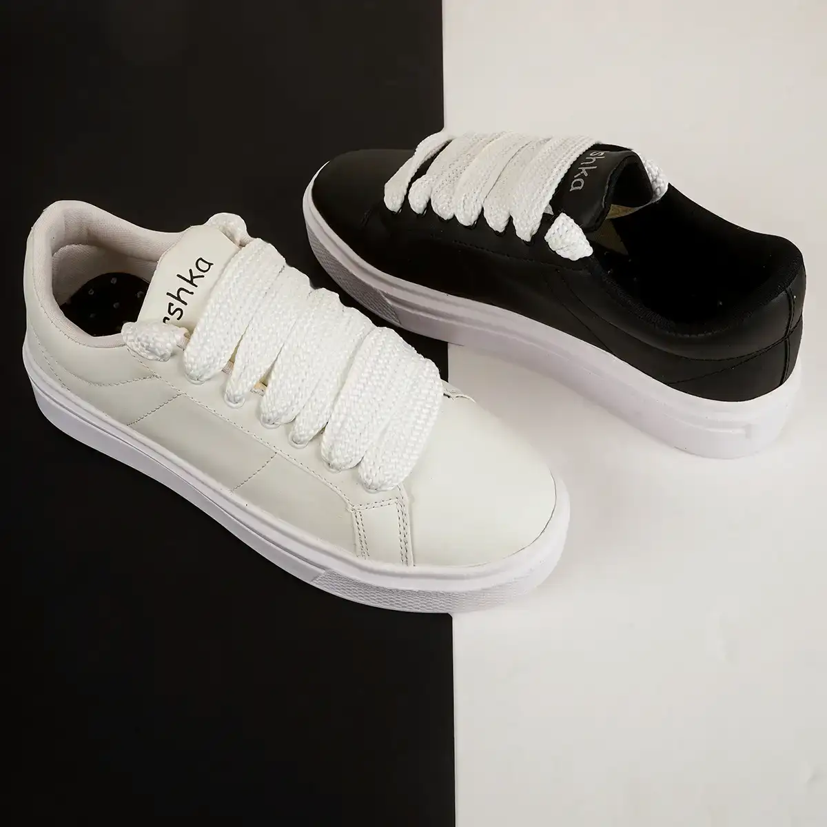 کفش تخت سفید مردانه مدل MANIN