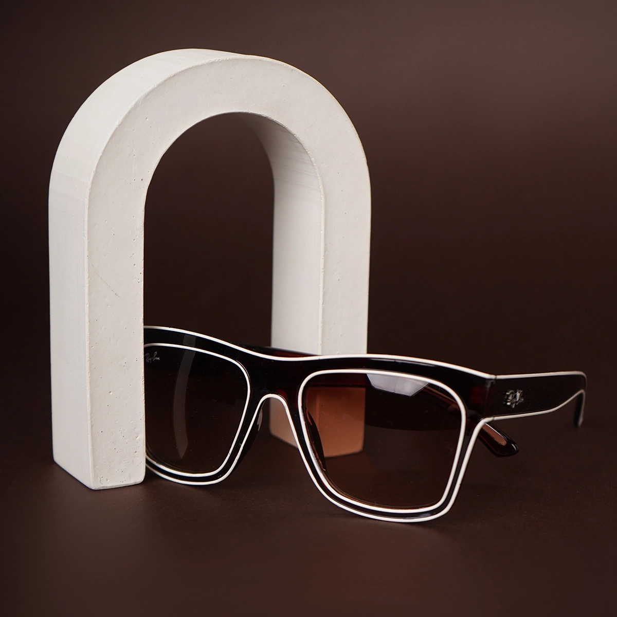 عینک آفتابی فریم قهوه ای مدل Tilda