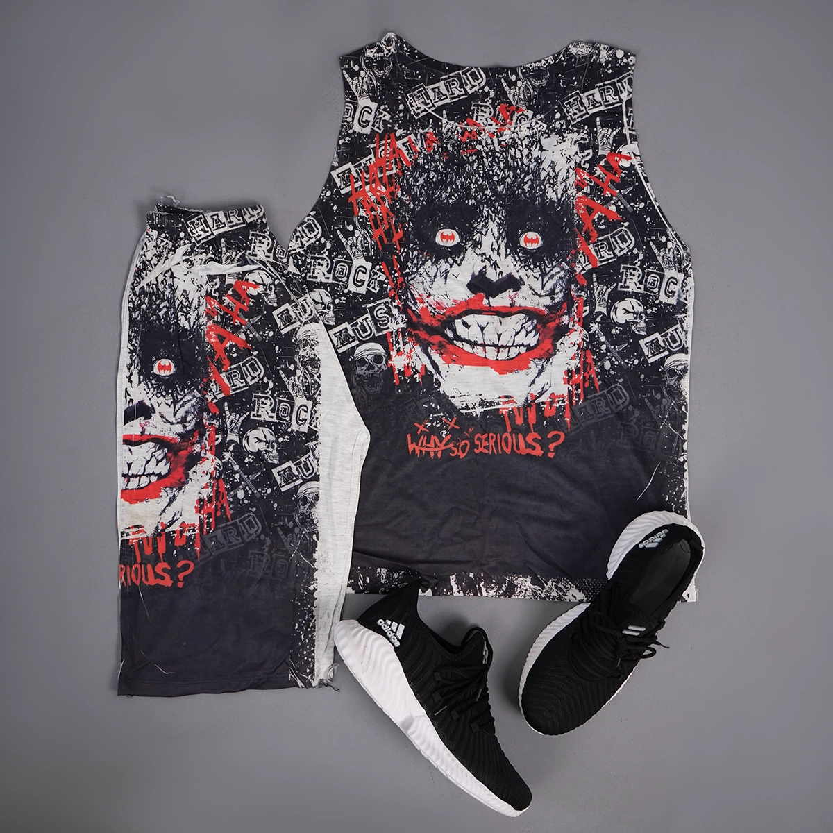 ست رکابی شلوارک مردانه مدل Joker ( 33 )