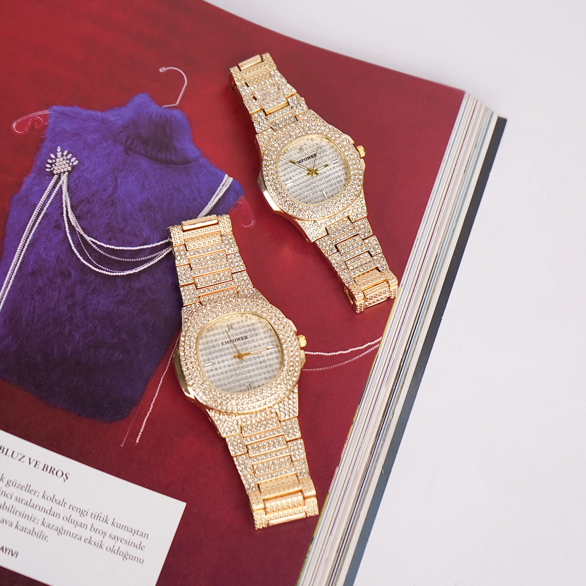 ست ساعت نگین دار مدل Empower