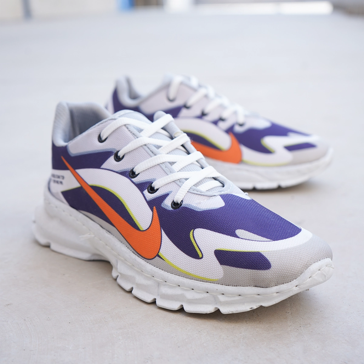 کفش ورزشی مردانه (T) سفید آبی مدل RAKAN