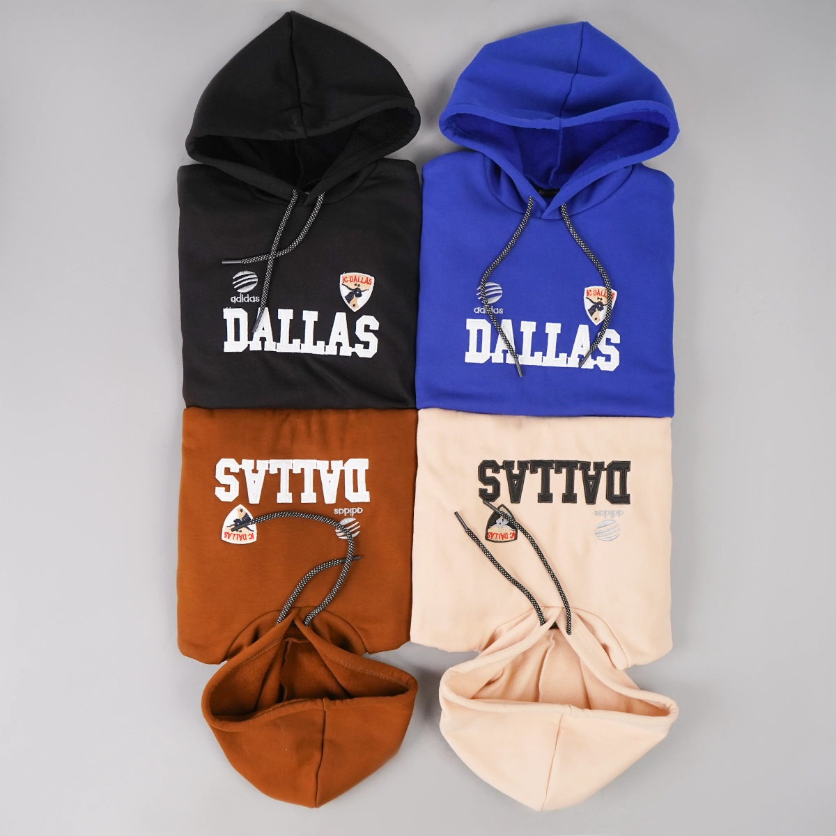 هودی مردانه قهوه ای مدل Dallas